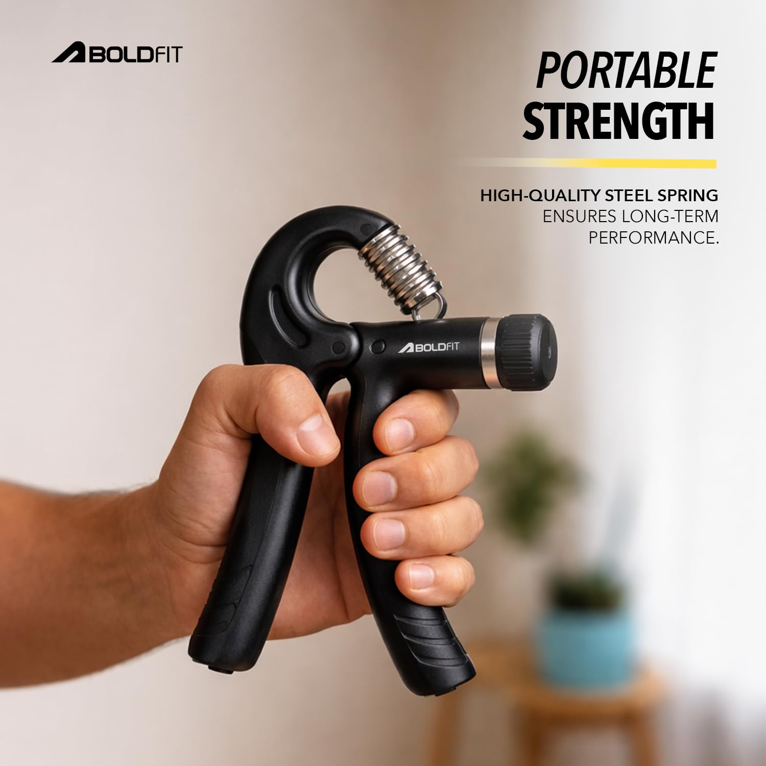 Boldfit Adjustable Hand Grip Strengthener