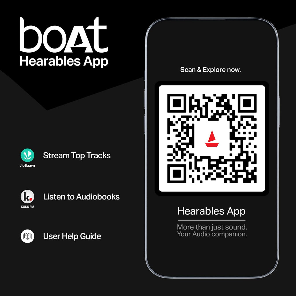 boAt Rockerz 480 Wireless Headphones – 60H Battery, Beast Mode, Mic
