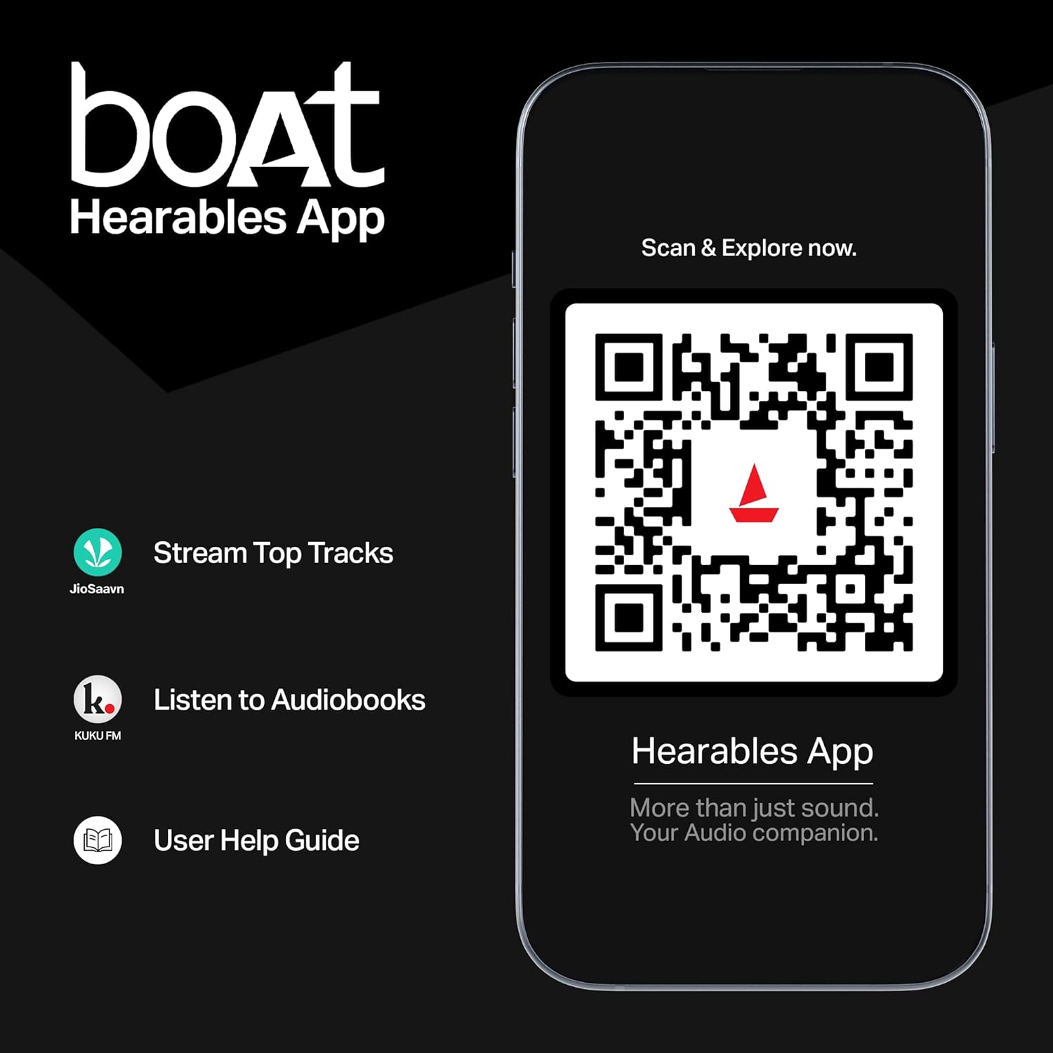 boAt Rockerz 480 Wireless Headphones – 60H Battery, Beast Mode, Mic