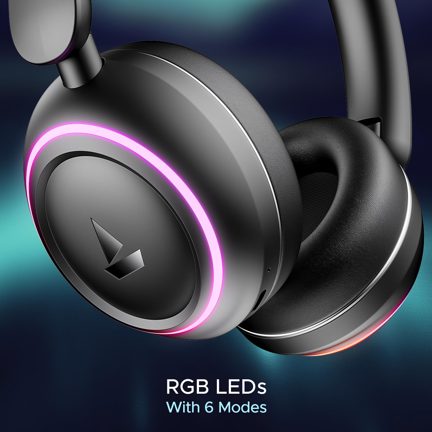 boAt Rockerz 480 Wireless Headphones – 60H Battery, Beast Mode, Mic