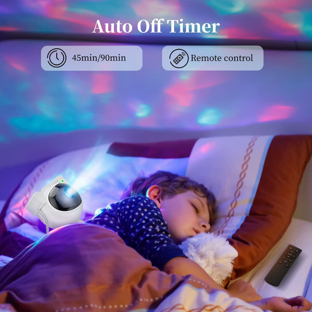 Astronaut Galaxy Projector – LED Star Night Light for Room Décor