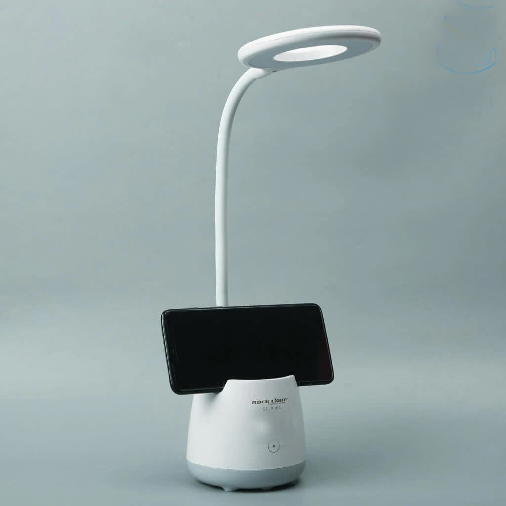 Flexible LED Desk Lamp with Mobile Phone Holder – USB Powered