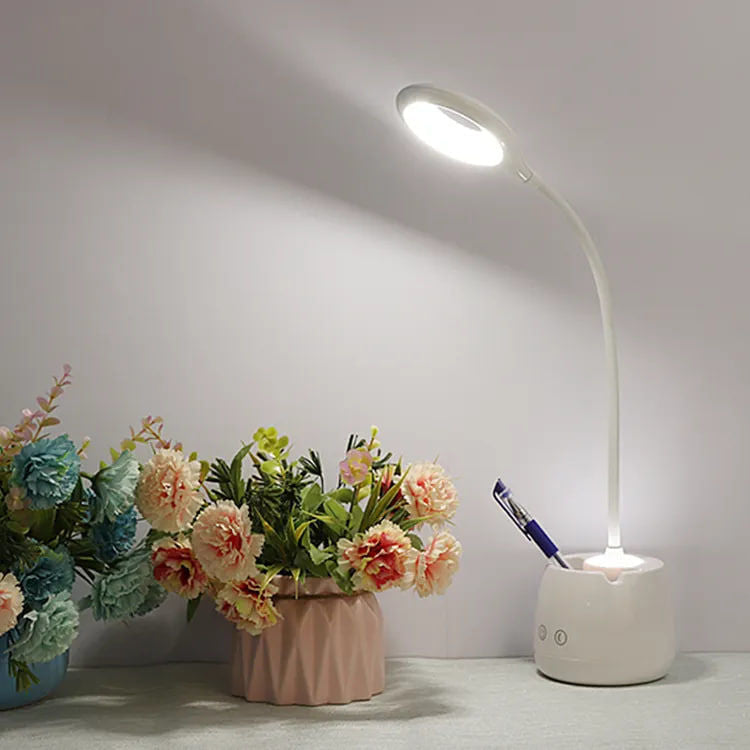 Flexible LED Desk Lamp with Mobile Phone Holder – USB Powered