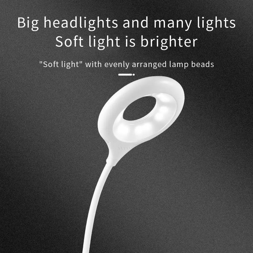 Flexible LED Desk Lamp with Mobile Phone Holder – USB Powered