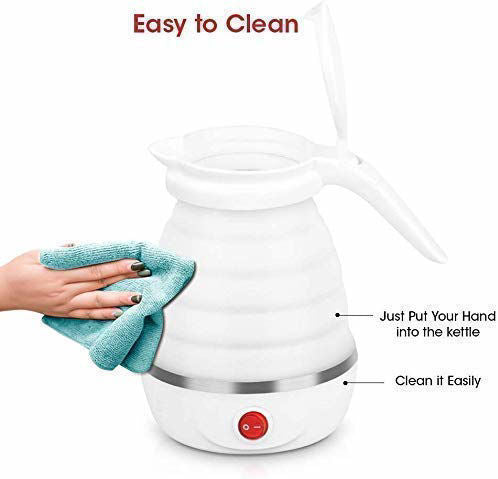 Foldable Electric Kettle – Portable Travel Kettle, BPA Free
