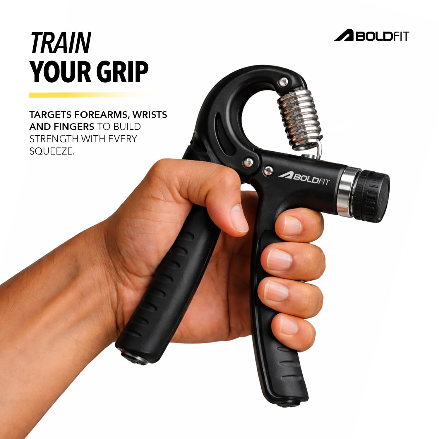 Boldfit Adjustable Hand Grip Strengthener
